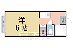 コムホート27 ワンルームの間取図画像