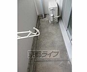 幅員の広いバルコニーです