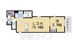 Comforza有隣 1LDKの間取図画像