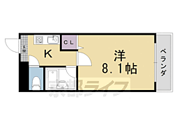 ジュネス丸池 1Kの間取図画像