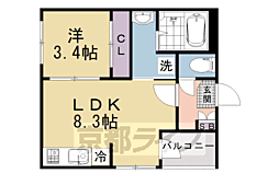 ハーモニーテラス太秦安井車道町 3階/-