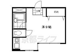フラット717 ワンルームの間取図画像