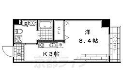 ベルセルク 1Kの間取図画像