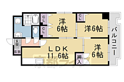 ミルウィンドウ 3LDKの間取図画像