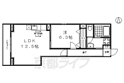 フレイムパークイースト 1LDKの間取図画像