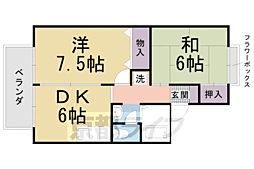 WIN67 2DKの間取図画像