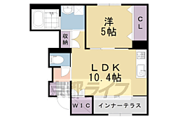 ユーフォリア 1LDKの間取図画像