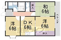 パレ　アンソレイエ 2階