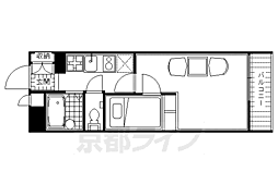 レオパレスコーポ西新道バザール 1階