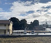 バルコニーからの景色です