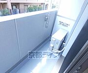 東向きのバルコニーです。