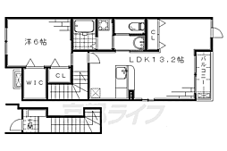 アンブラッセ 1LDKの間取図画像