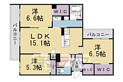 シャーメゾン・ラ・グランシェール 3LDKの間取図画像