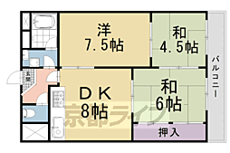 SAKIZOVilla烏丸四条 3LDKの間取図画像