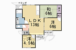 ハイツリバーサイド 3LDKの間取図画像