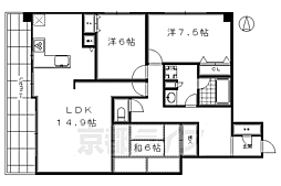 サンシティ御所南 3階