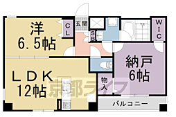 Saimon 1SLDKの間取図画像