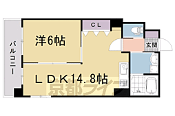 5S京都五条 1LDKの間取図画像