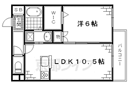 エンゼルメゾン本丸 1LDKの間取図画像