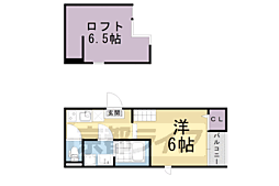 Hokulani藤森 1Kの間取図画像