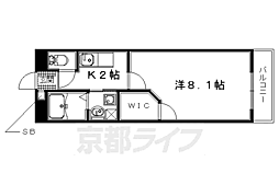 Partir広野 1Kの間取図画像