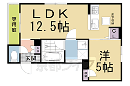 リガールメゾン円町 1階/-