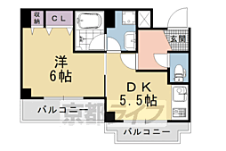 エイブル創久五条大宮 4階/-