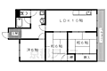 家具町ハイツ6階6.6万円