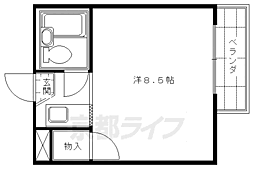 メゾン・ド・ヴァルチェ 1Kの間取図画像