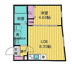 間取図画像 1LDK