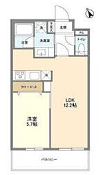 ACPレジデンス文京春日 1LDKの間取図画像