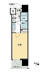 パトリア九段下 1Kの間取図画像