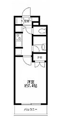 PRIMEURBAN番町 1Kの間取図画像