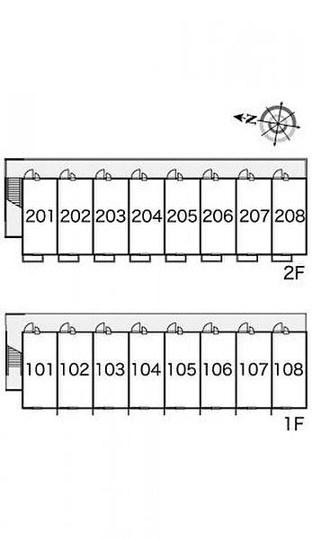 レオパレス桐ノ水 204｜徳島県徳島市鮎喰町1丁目(賃貸アパート1K・2階・23.18㎡)の写真 その4