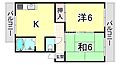 橋本マンション4階5.5万円