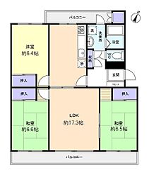 間取図画像 3LDK