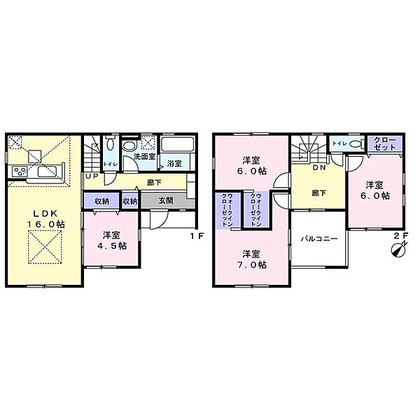 間取りを拡大表示