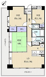 ハーモニーヒルズユーカリの森 3LDKの間取図画像