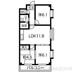 間取図画像 3LDK