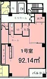 サムティフェイム新大阪2 1LDKの間取図画像