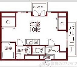 間取図画像 ワンルーム