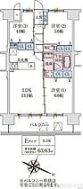 スプランディッド梅田グランノース  ｜ 大阪府大阪市北区大淀中５丁目12-43（賃貸マンション3LDK・5階・63.63㎡） その2
