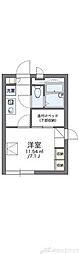 レオパレスハイムシード 1Kの間取図画像