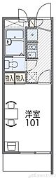 レオパレス524 1Kの間取図画像
