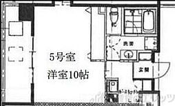 S-FORT江坂公園 1Kの間取図画像