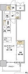 リビオメゾン新大阪 1LDKの間取図画像