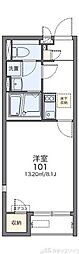 レオパレスレオネクスト山手町 1Kの間取図画像