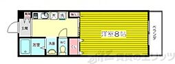 ドミトリオ仁王田 1Kの間取図画像