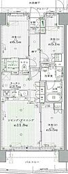 メイツ上新庄 3LDKの間取図画像