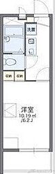 レオパレスウィニングロード 1Kの間取図画像
